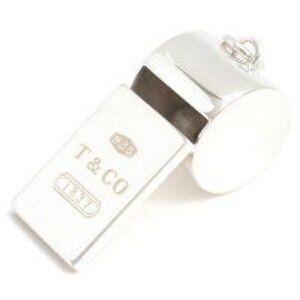 Tiffany Co Whistle Pendant Silver